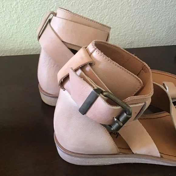 Free people Vale boot sandals beige leather Spain 36.5 US 6.5 - Picture 5 of 11